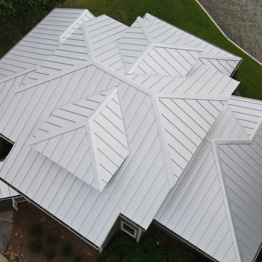 Completed residential roof done by Ridgeline Roofing and restoration