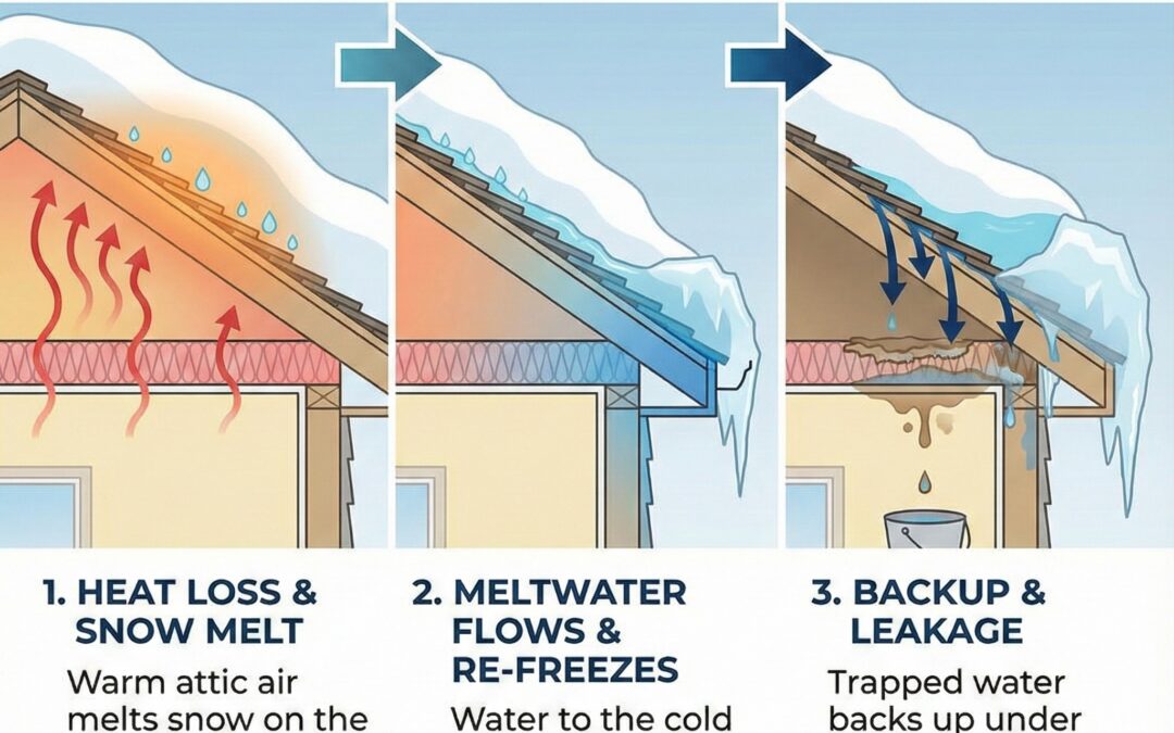 Freeze–Thaw Cycles in Franklin: Why Small Roof Cracks Turn Into Big Problems
